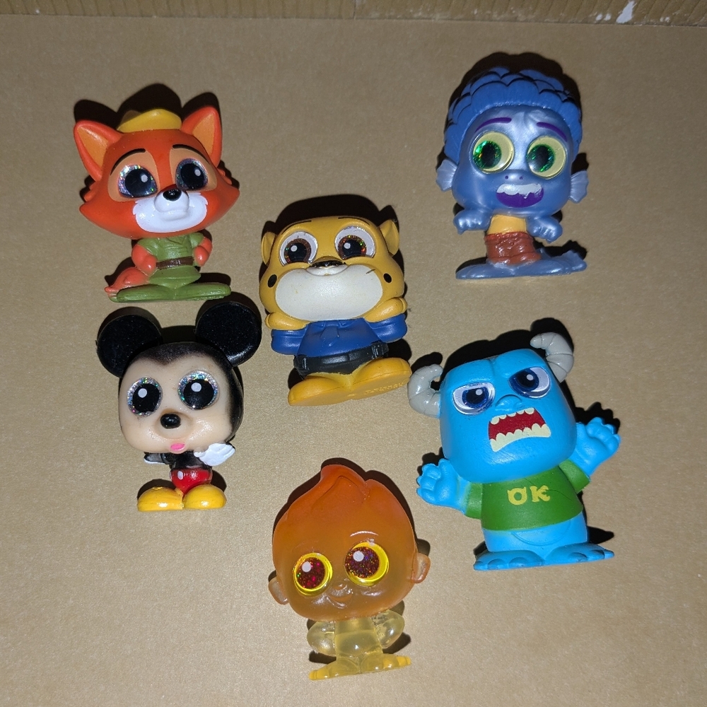 Disney Doorables & Pixar Collectible Figurine Bundle
